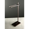 Kingston Brass SCC8605 Edenscape Pedestal Dual Towel Rack, Oil Rubbed Bronze SCC8605